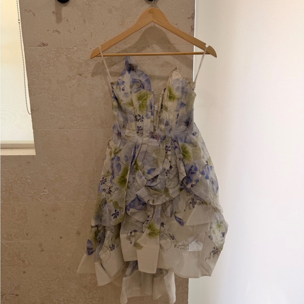 ZIMMERMANN Natura Draped mini dress - Picture 6 of 12